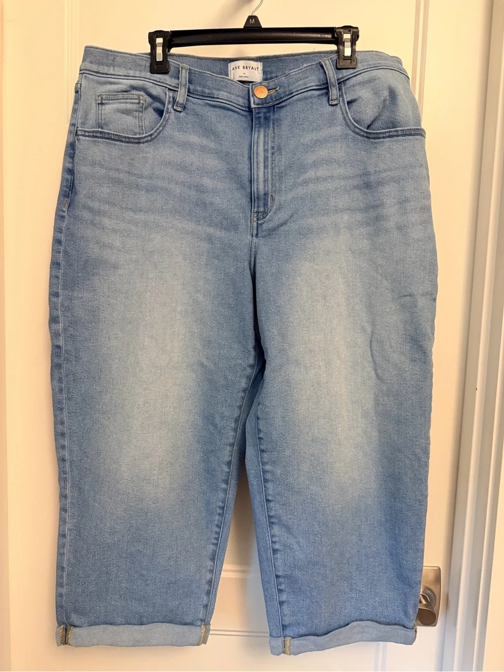Lane Bryant Light Blue Cropped Jeans